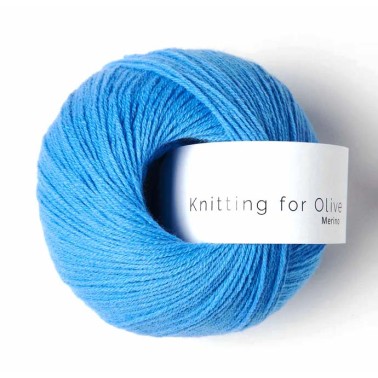 Merino Poppy Blue RMS Knitting for Olive